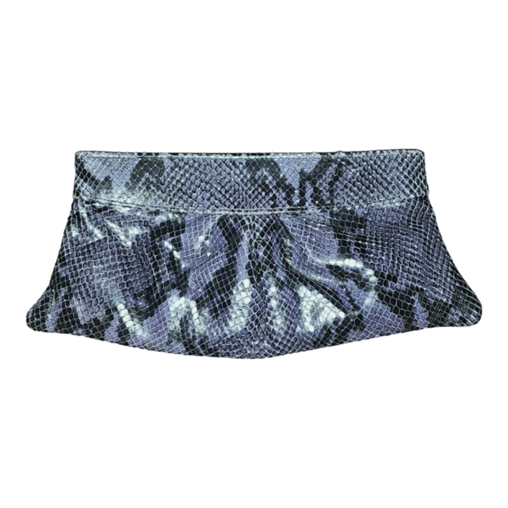 Lauren Merkin NYC Snakeskin Print Leather Clutch